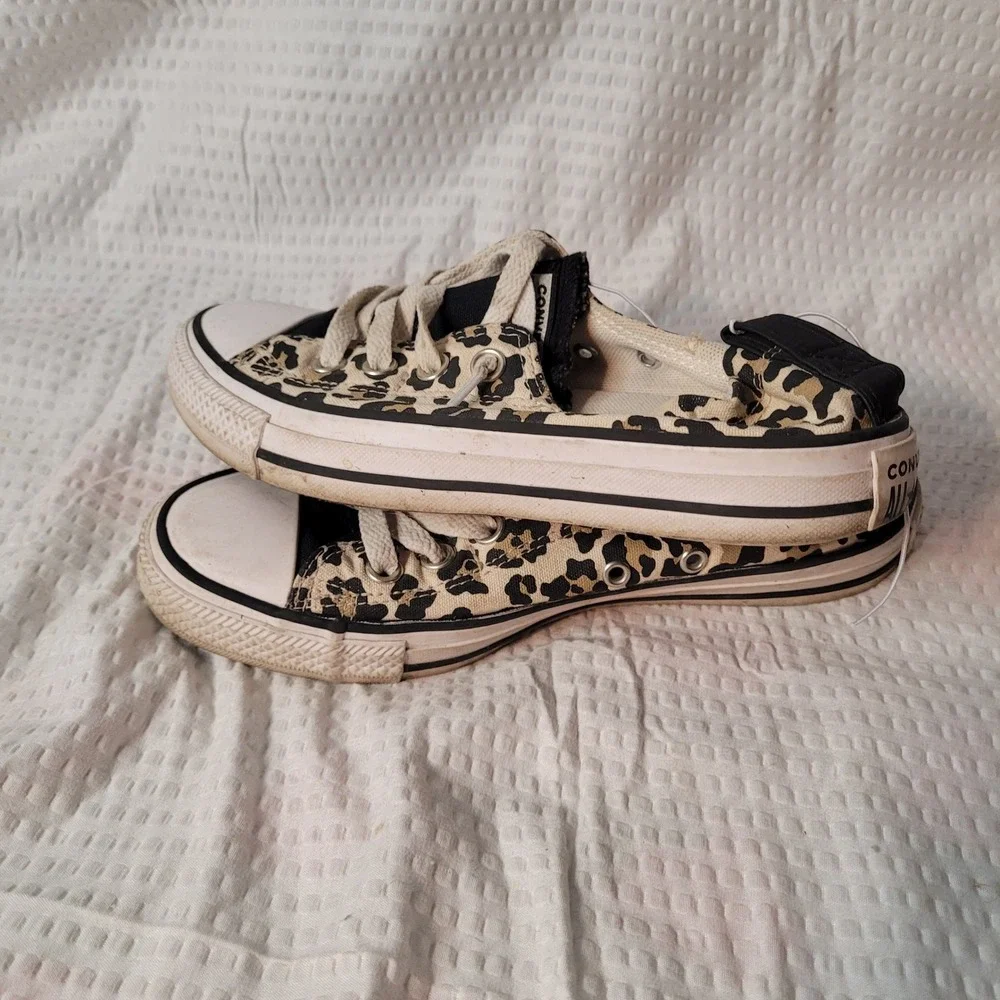 Converse Chuck Taylor All Star Shoreline Slip Leopard Print Shoes Womens 7‎ - Picture 5 of 5